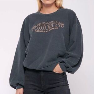 MOTHER The Drop Square Cotton Graphic Sweatshirt - Stargazer Women’s Size Large